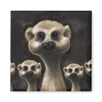 Meerkat fridge magnet