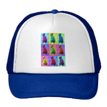 Meerkat Looking Up Pop Art Popart Multi-Panel Trucker Hat