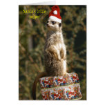 Meerkat, Santa's little helper Card