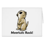 Meerkats Rock! Card