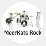Meerkats Rock the House Stickers