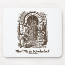 Meet Me In Wonderland Queen Alice Frog Doorway Mouse Pads
