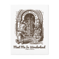 Meet Me In Wonderland Queen Alice Frog Doorway Post Card