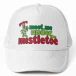 MEET ME UNDER THE MISTLETOE Cap hats