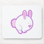 Meet the Pink Rabbit! Mousepad
