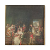 Meeting Between Louis II  de Bourbon Fridge Magnet