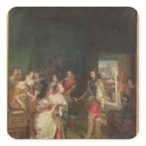 Meeting Between Louis II  de Bourbon Stickers