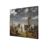 Meeting between Napoleon Bonaparte Gallery Wrapped Canvas