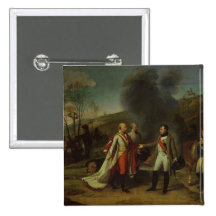Meeting between Napoleon I & Francis I Button
