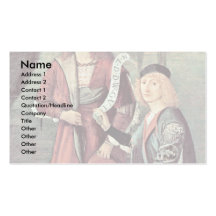 Meeting Of The Betrothed And The Beginning Business Card Template