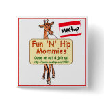 Meetup Button Fun N Hip Mommies MD, DC, VA