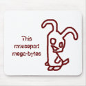 "Mega-Bytes" Mousepad (Happy)