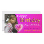 Megan Birthday Photo Invitation