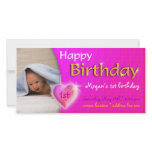 Megan Birthday Photo Invitation