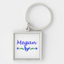 Megan (Blue Butterfly) Key Chains