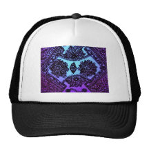 Mehndi Henna Blue Mix Trucker Hats