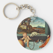 Melancholy By Cranach D. Ä. Lucas (Best Quality) Key Chain