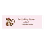 Melanie Monkey Girl Favour/Tags business cards