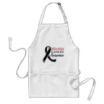 Melanoma Cancer Awareness Ribbon Aprons