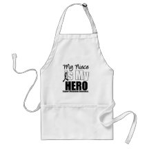 Melanoma Hero Niece Apron