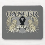 Melanoma Survivor Mens Heraldry Mousepads