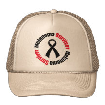 Melanoma Survivor Ribbon Hat