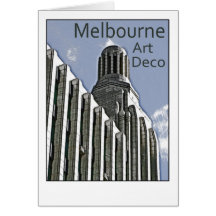 Melbourne Art Deco - Century Building Greeting Cards