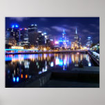 Melbourne at Night posters