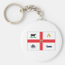 Melbourne Flag Keychain