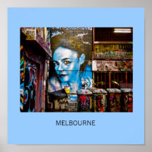 Melbourne Graffiti Poster