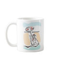 Mele Kalikimaka Beach Santa Mug