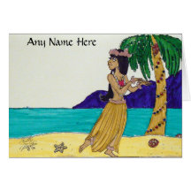 Mele Kalikimaka Greeting Card