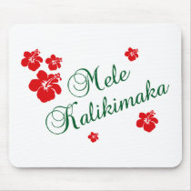 Mele Kalikimaka mousepads