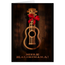 Mele Kalikimaka! Ukulele Christmas Card