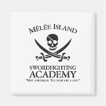 Melee Island Swordfighting Academy Magnet