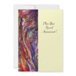 MELISSA yellow brown purple invitations