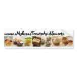 Melissa's Treats & Sweets Bumper Sticker bumper stickers