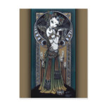"Melita" Goth Tribal Fusion Storm Angel Postcard