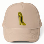 Mellow Yellow Stiletto Shoe hats