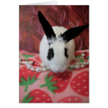 Melody Bunny Greeting Card