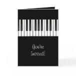 Melody Collection Concert Invitation cards