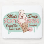Melt 'n' Drip Soft Serve Ice Cream Mousepad