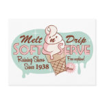Melt 'n' Drip Soft Serve Ice Cream Postcard