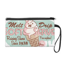Melt 'n' Drip Soft Serve Retro Ice Cream Bag Wristlet