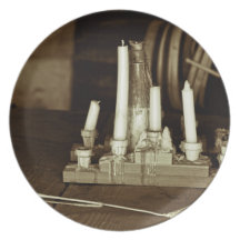 Melted Candles Plate