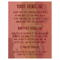 Melted Lipstick Flyer Design