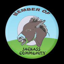MEMBER OF JACKASS COMMMUNITY magnets
