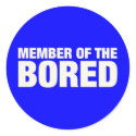 Member of the Bored stickers