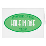 Member Of The Hole In One Club Cards