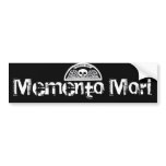Memento Mori Winged Death Skull Bumpersticker